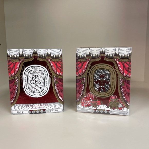 NIB DIPTYQUE “EPICES & DELICES” SCENTED CANDLE 6.5 oz Spice Ginger Holiday Paris - Picture 4 of 10